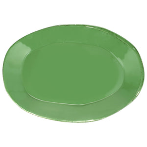 Lastra Green Oval Platter