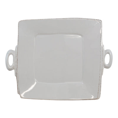 Lastra Handled Square Platter by VIETRI