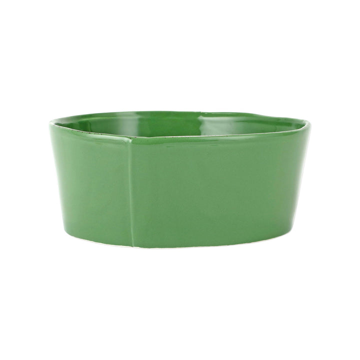 Lastra Green Medium Serving Bowl