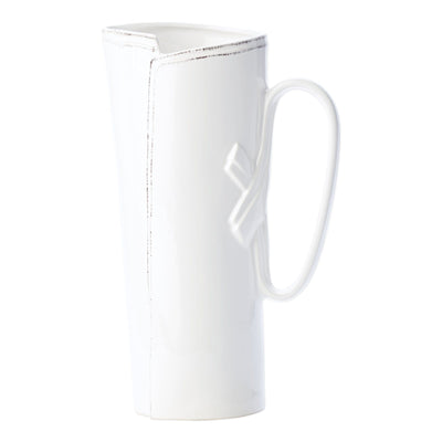 Lastra White Tavern Pitcher by VIETRI