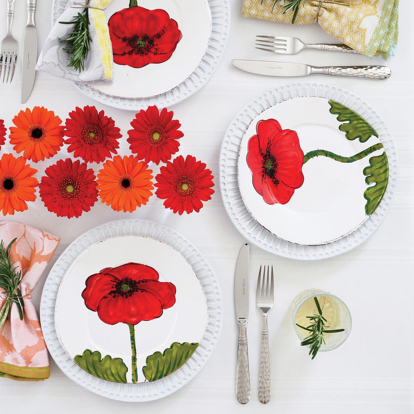 Lastra Poppy Salad Plate