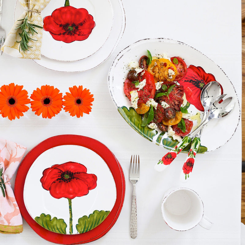 Lastra Poppy Salad Plate