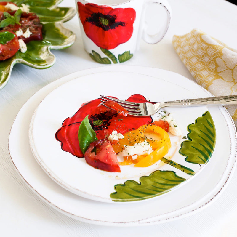 Lastra Poppy Salad Plate