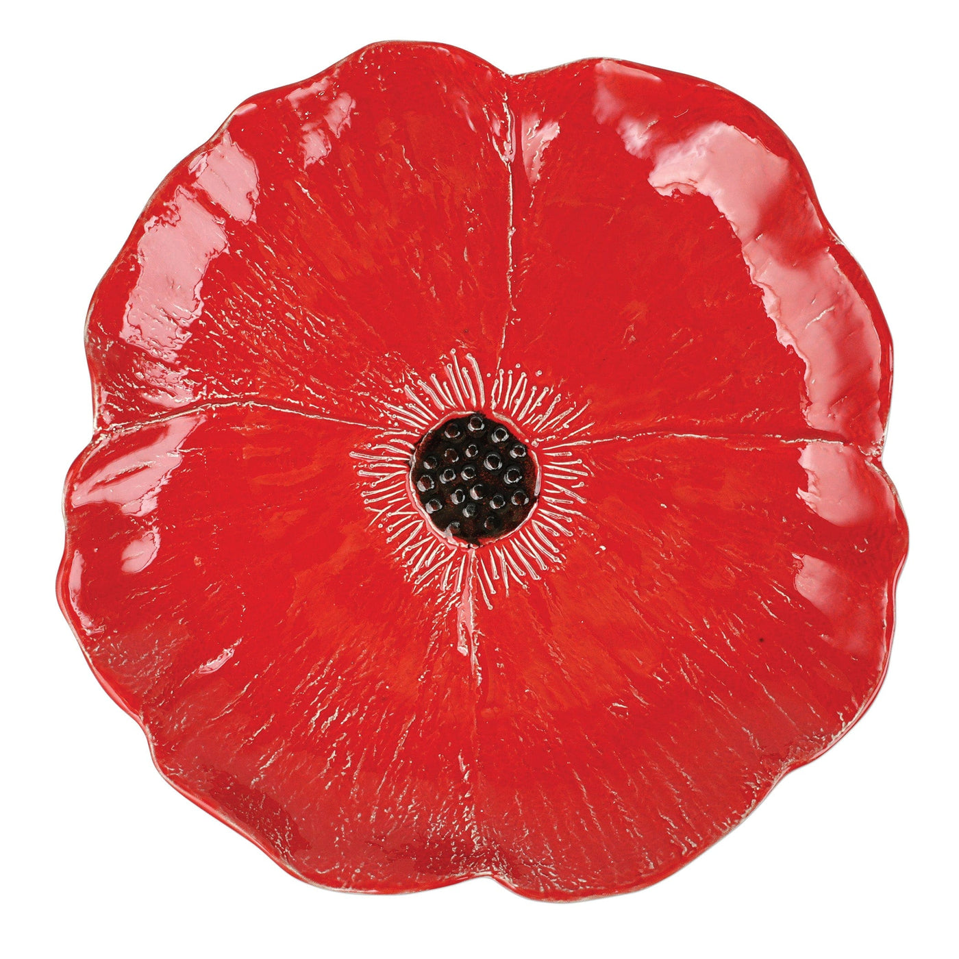 Lastra Poppy Figural Round Platter