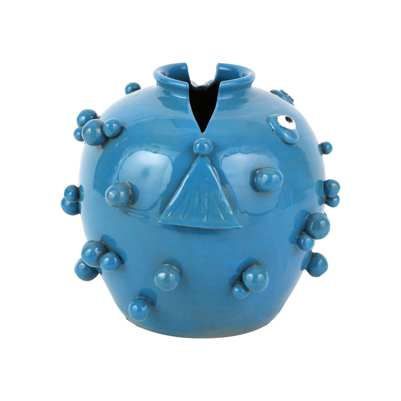 Maremma Deep Blue Figural Pufferfish