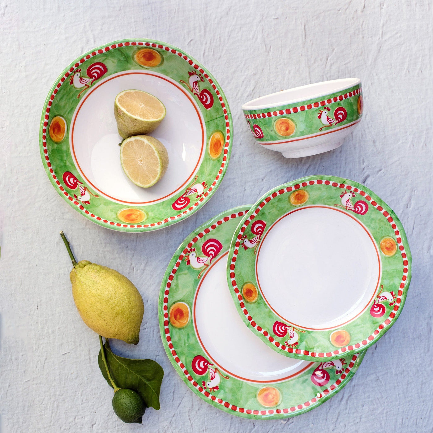 Melamine Campagna Gallina Salad Plate