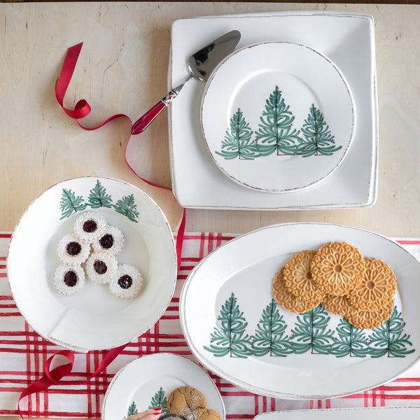 Melamine Lastra Holiday Dinner Plate