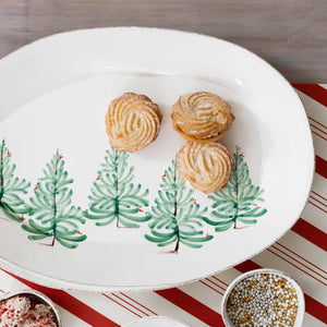 Melamine Lastra Holiday Oval Platter