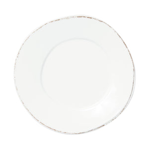 Melamine Lastra White Three-Piece Place Setting