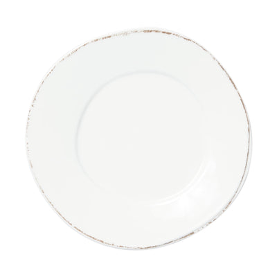 Melamine Lastra White Three-Piece Place Setting