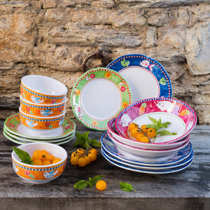 Melamine Campagna Porco Pasta Bowl