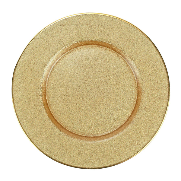 Metallic Glass Service Plate/Charger