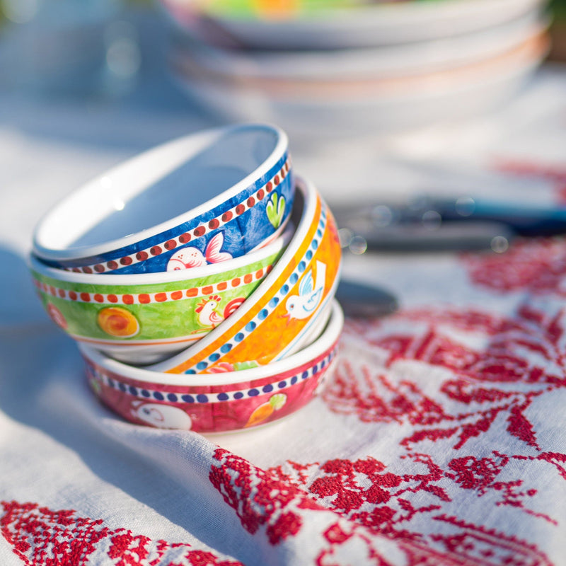 Melamine Campagna Uccello Olive Oil Bowl