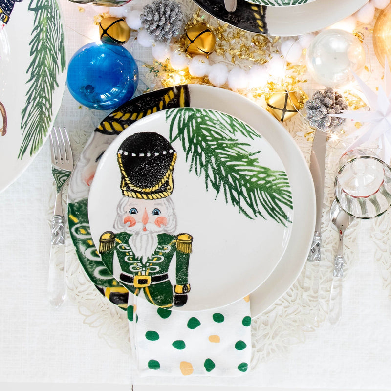 Nutcrackers Green Salad Plate