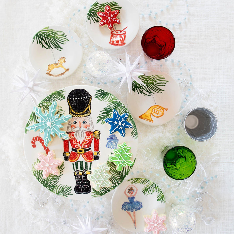 Nutcrackers Assorted Canape Plates - Set of 4