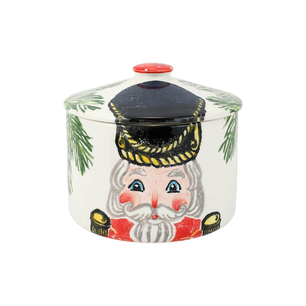 Nutcrackers Biscotti Jar