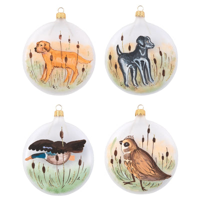 Ornaments Wildlife Assorted Ornaments - Set of 4 by VIETRI