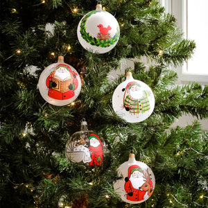 Ornaments Wreath w/ Red Bird Ornament