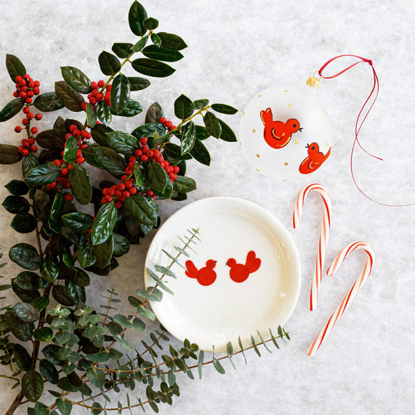 Ornaments Red Birds Ornament