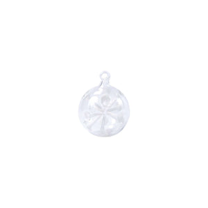 Ornaments White Burst Ball Ornament by VIETRI