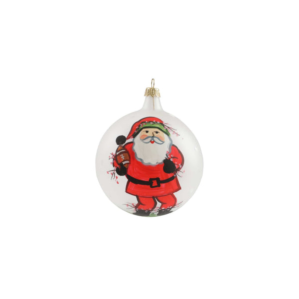 Old St. Nick Football Ornament by VIETRI