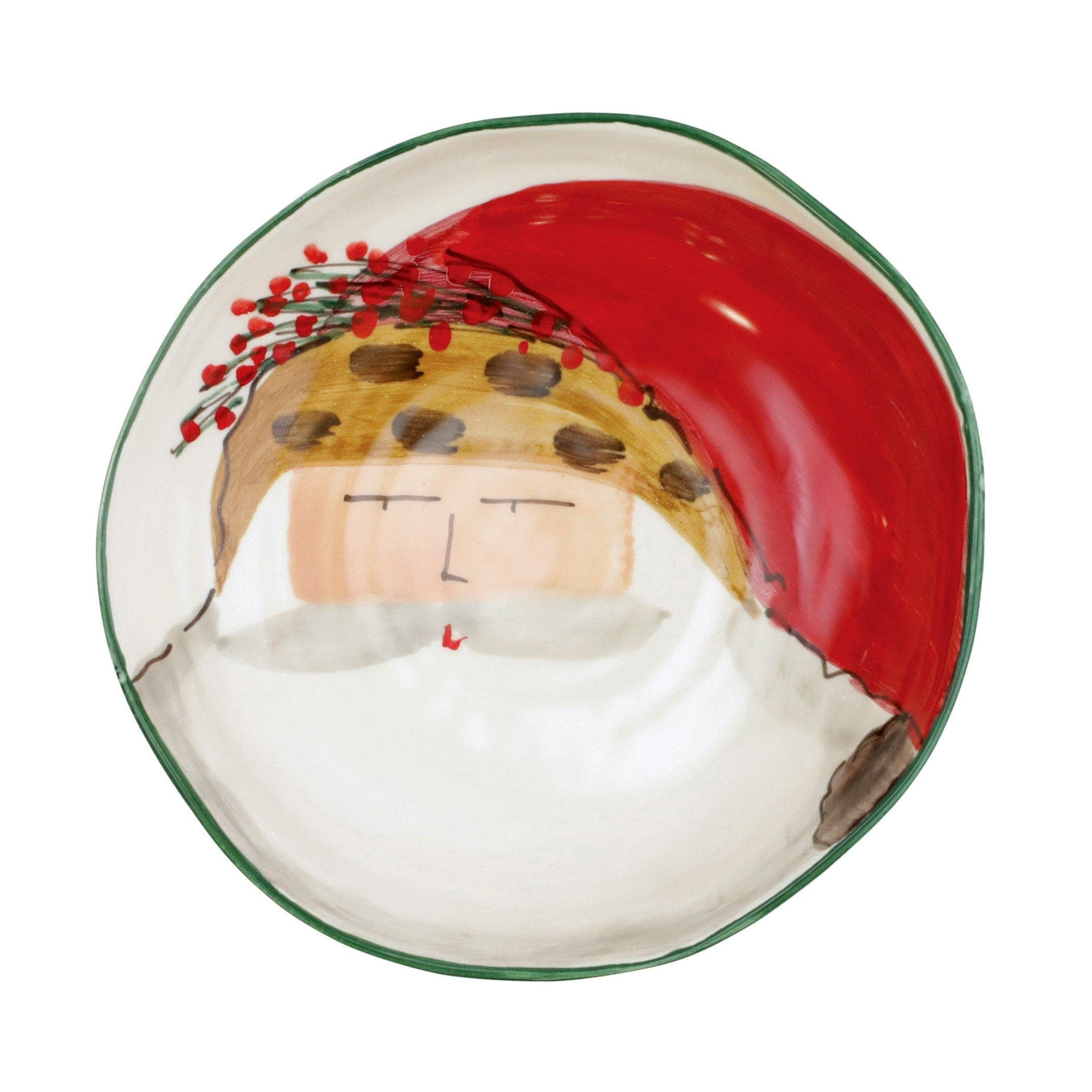 Old St. Nick Pasta Bowl - Animal Hat by VIETRI