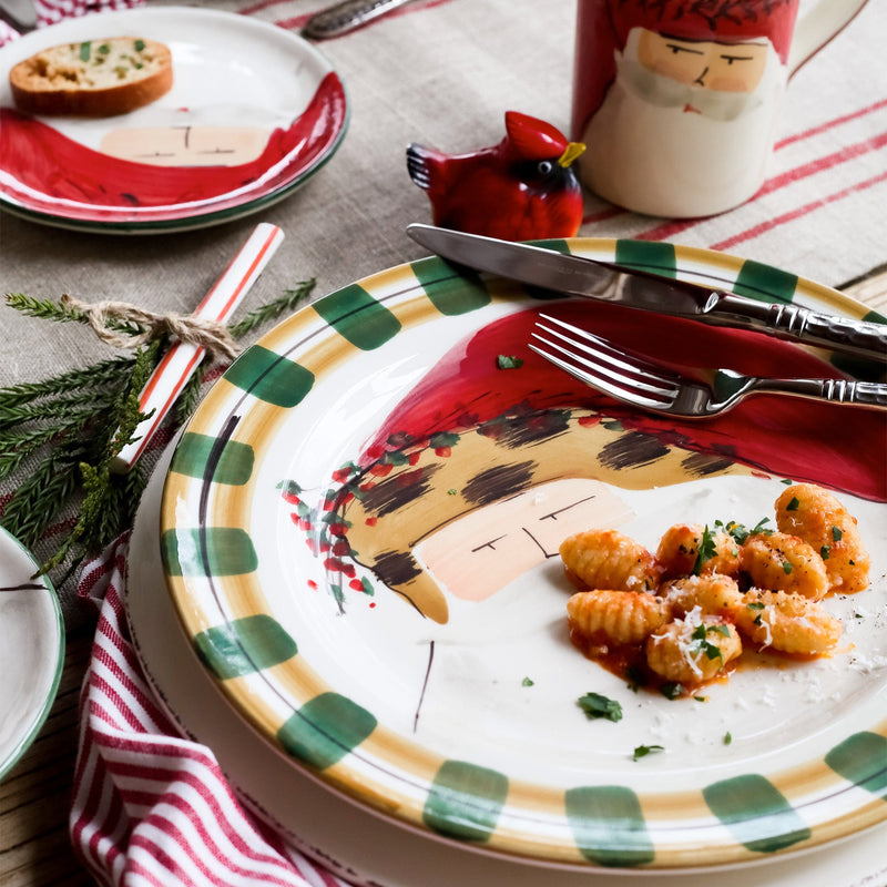 Old St. Nick Round Salad Plate - Animal Hat