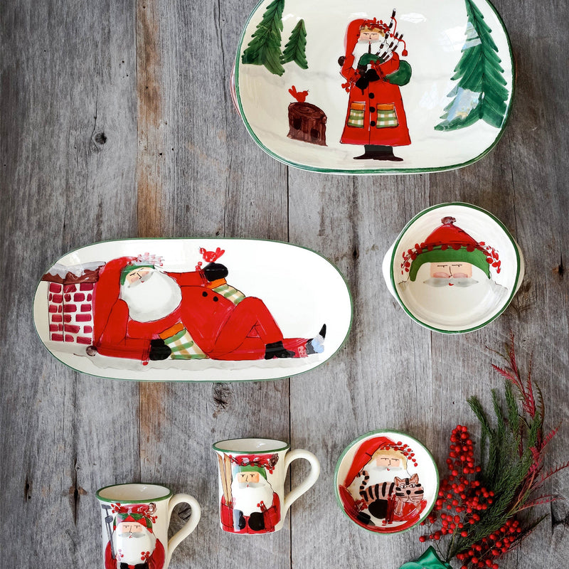 Old St. Nick Mug - Skiing