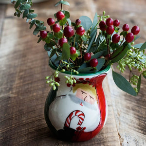 Old St. Nick Bud Vase