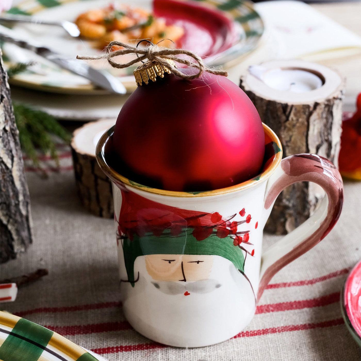 Old St. Nick Mug - Green