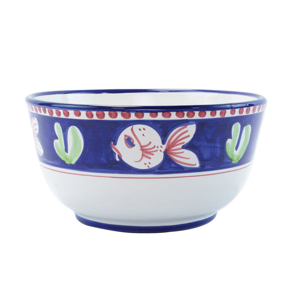 Campagna Pesce Deep Serving Bowl by VIETRI