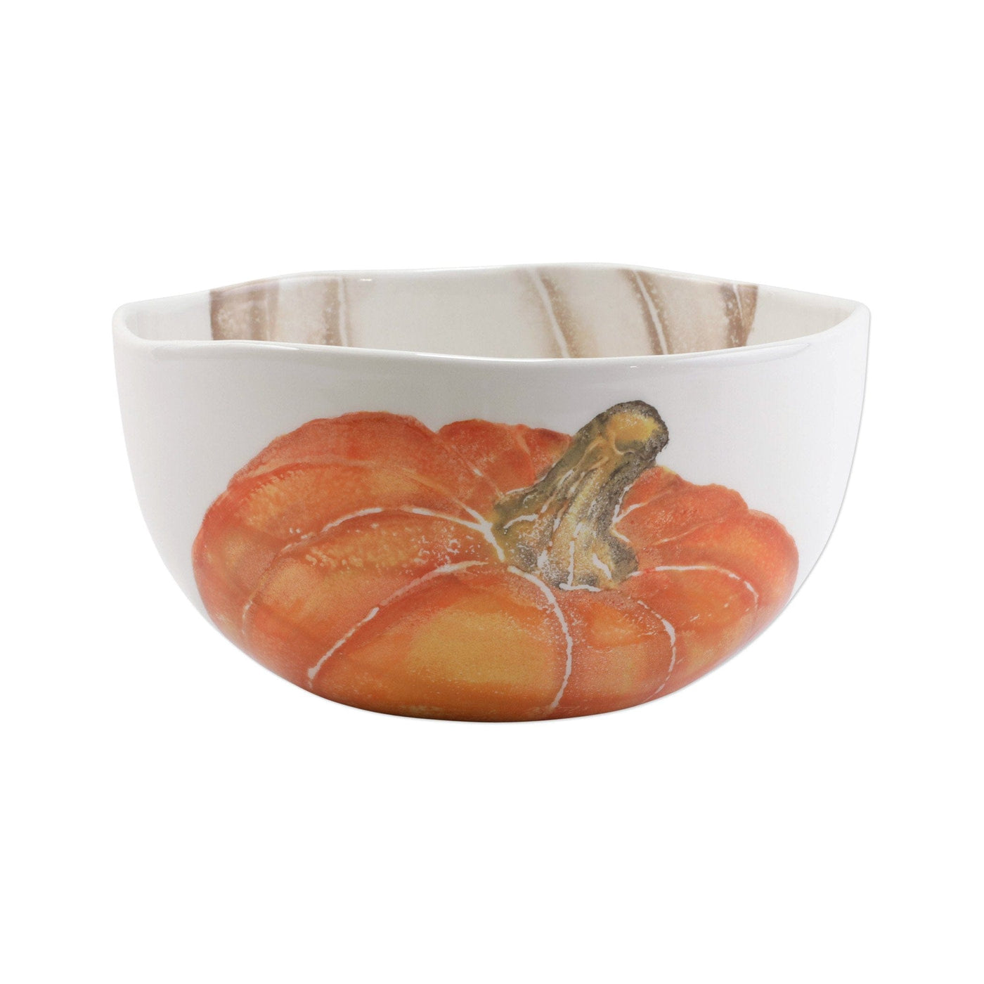 Pumpkins Deep Serving Bowl by VIETRI