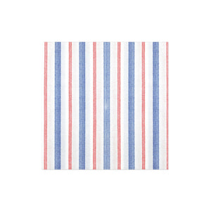 Papersoft Napkins Americana Stripe Dinner Napkins (Pack of 20) by VIETRI