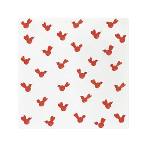 Papersoft Napkins Red Bird Dinner Napkins