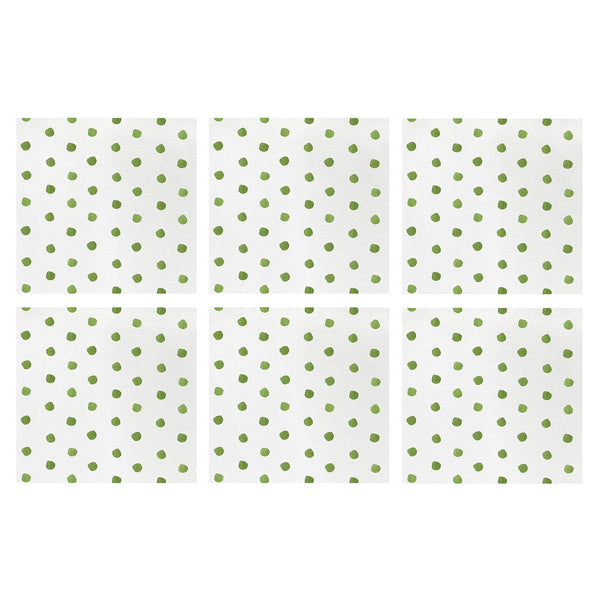 Papersoft Napkins Dot Cocktail Napkins (Pack of 20) - Set of 6