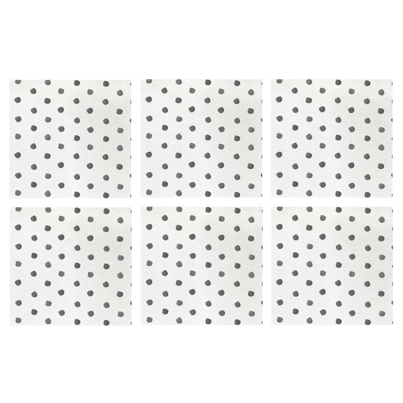 Papersoft Napkins Dot Cocktail Napkins (Pack of 20) - Set of 6