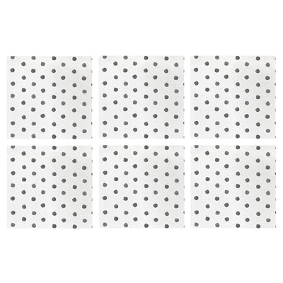 Papersoft Napkins Dot Cocktail Napkins (Pack of 20) - Set of 6