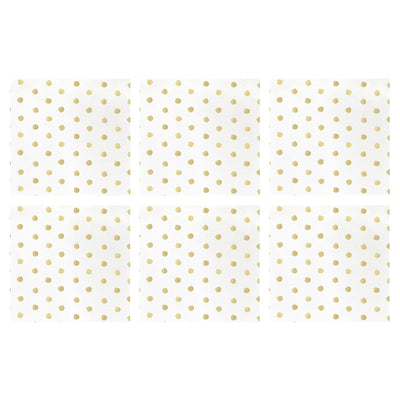 Papersoft Napkins Dot Cocktail Napkins (Pack of 20) - Set of 6