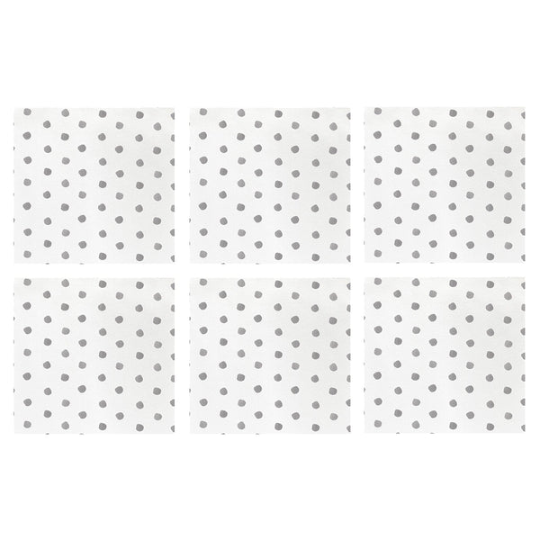 Papersoft Napkins Dot Cocktail Napkins (Pack of 20) - Set of 6