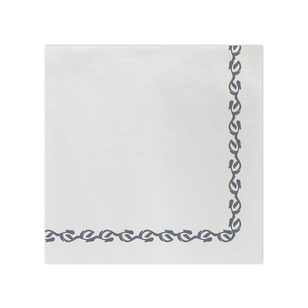 Papersoft Napkins Florentine Gray Dinner Napkins (Pack of 20)