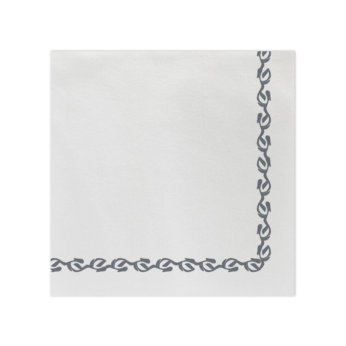 Papersoft Napkins Florentine Gray Dinner Napkins (Pack of 20)