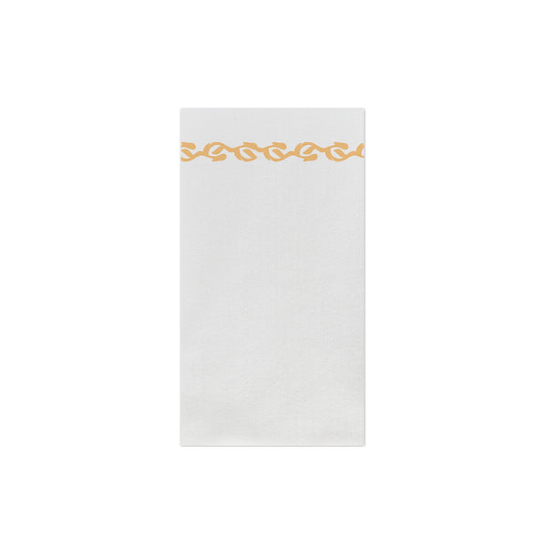 Papersoft Napkins Florentine Yellow Guest Towels (Pack of 20)