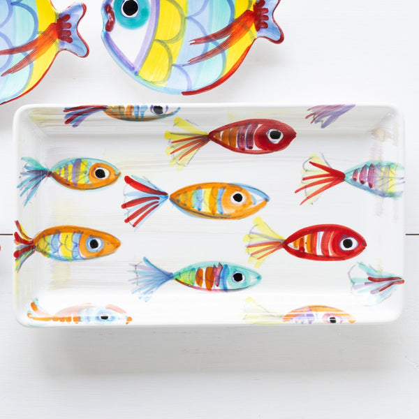 Pesci Colorati Rectangular Platter