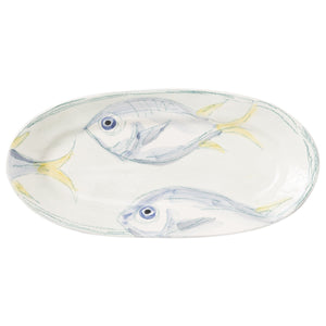 Pescatore Small Oval Platter by VIETRI