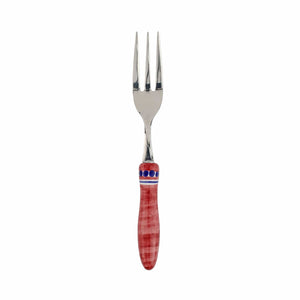 Positano Red Serving Fork