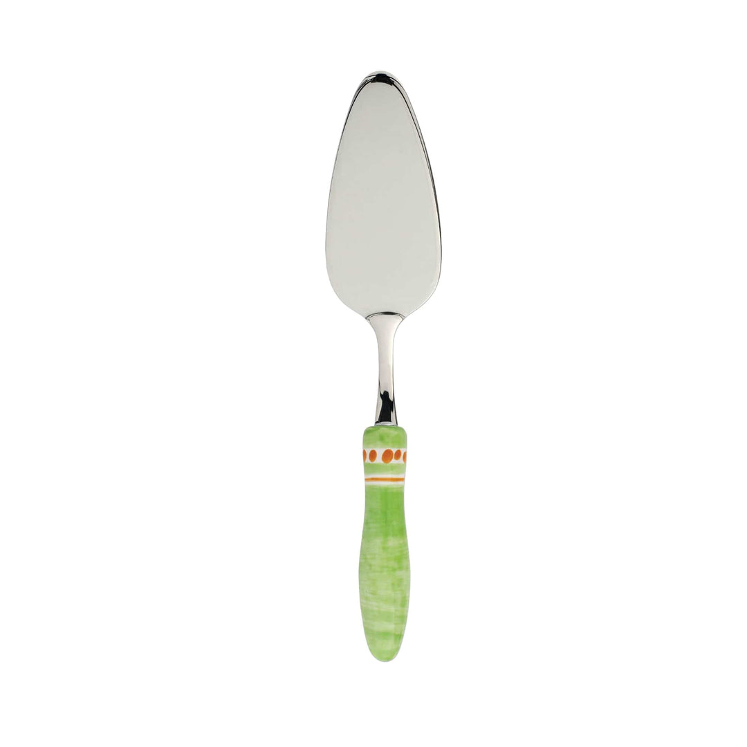 Positano Green Pastry Server