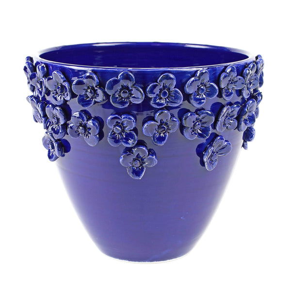 Rustic Garden Cobalt Medium Cachepot