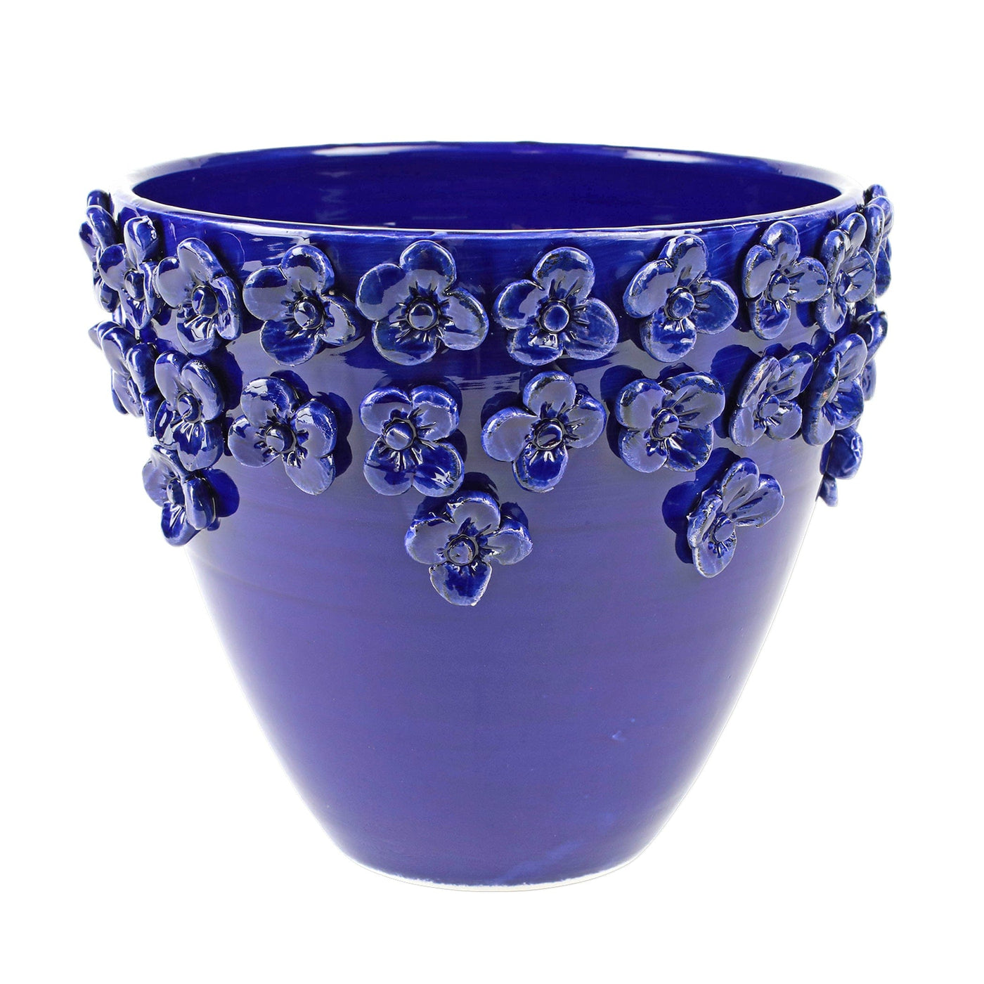 Rustic Garden Cobalt Medium Cachepot