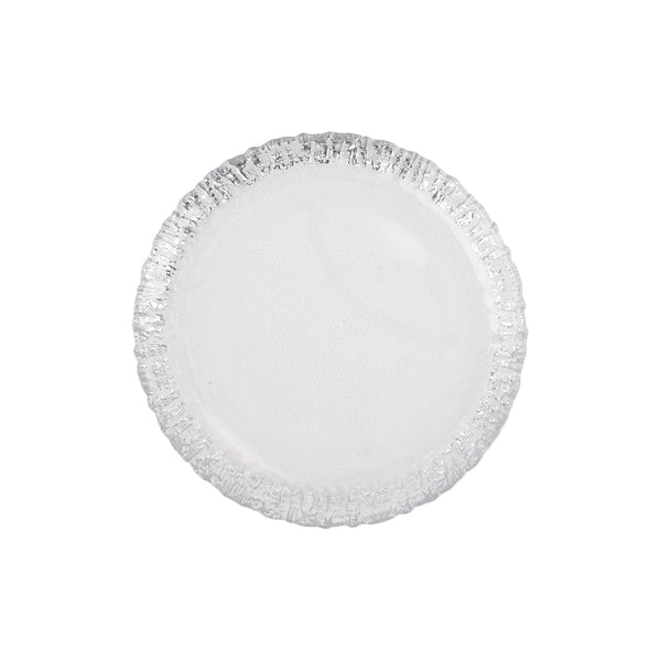 Rufolo Glass Platinum Salad Plate