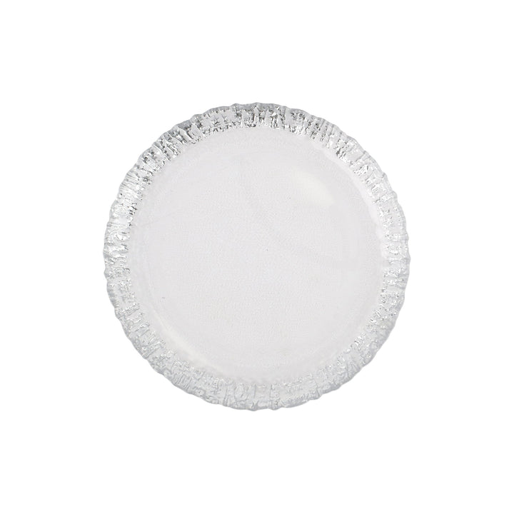 Rufolo Glass Platinum Salad Plate